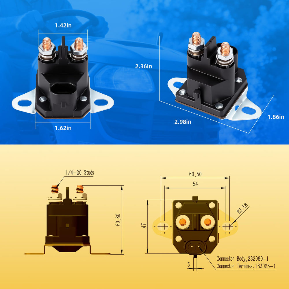 Saiyugty 04781700 Starter Solenoid side view