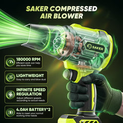 Saker Leaf Blower long nozzle for wide-area use