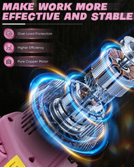 Saker Mini Chainsaw with cutting wood demonstration