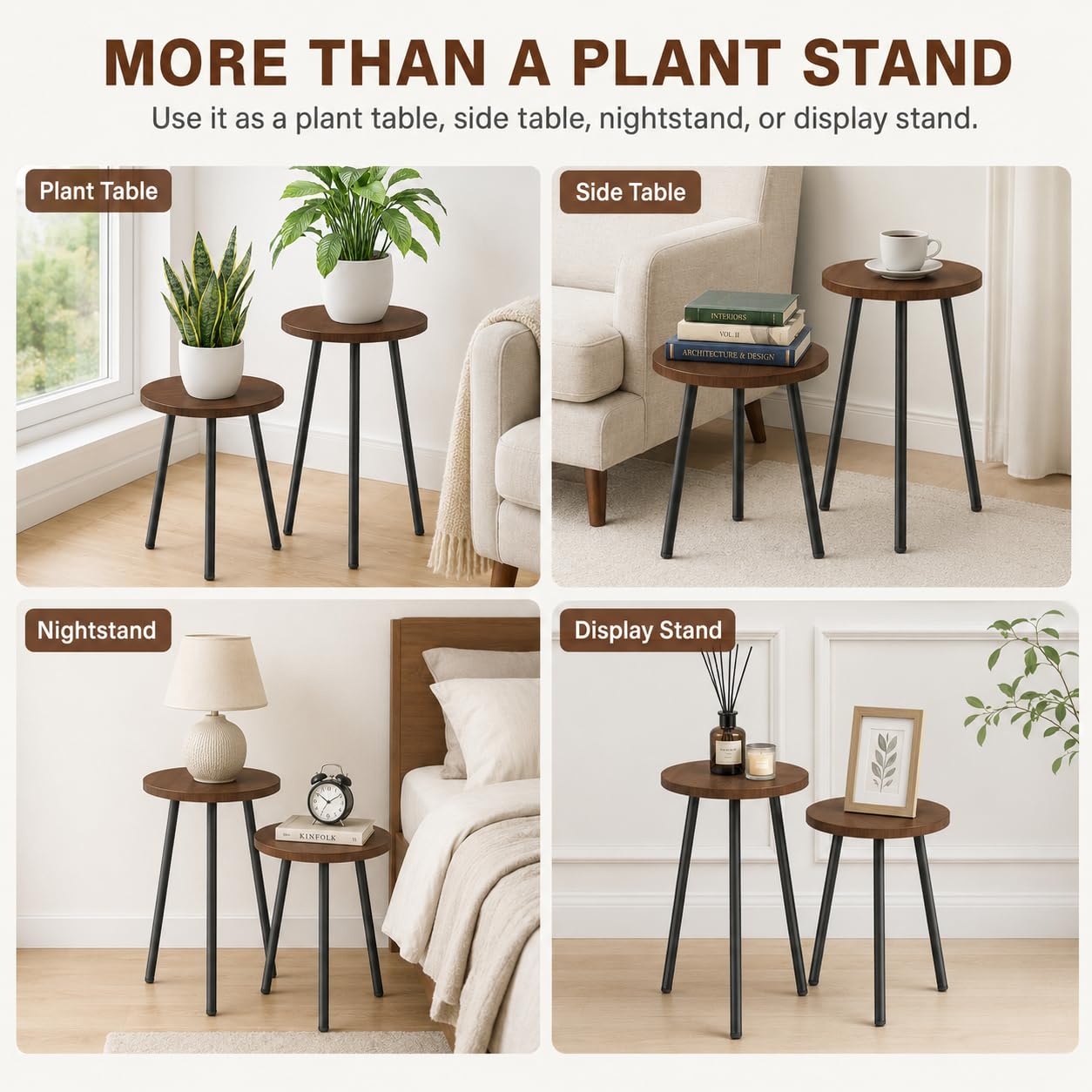 SAKSUN plant stand showing waterproof surface detail