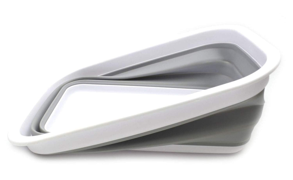 SAMMART Collapsible Wash Basin being stored in a car trunk