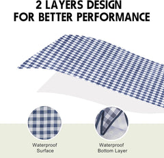 SAMSIER Blanket on grass for a family picnic