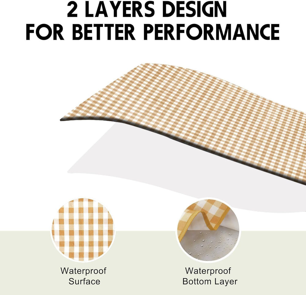 SAMSIER picnic blanket on grass for family picnic