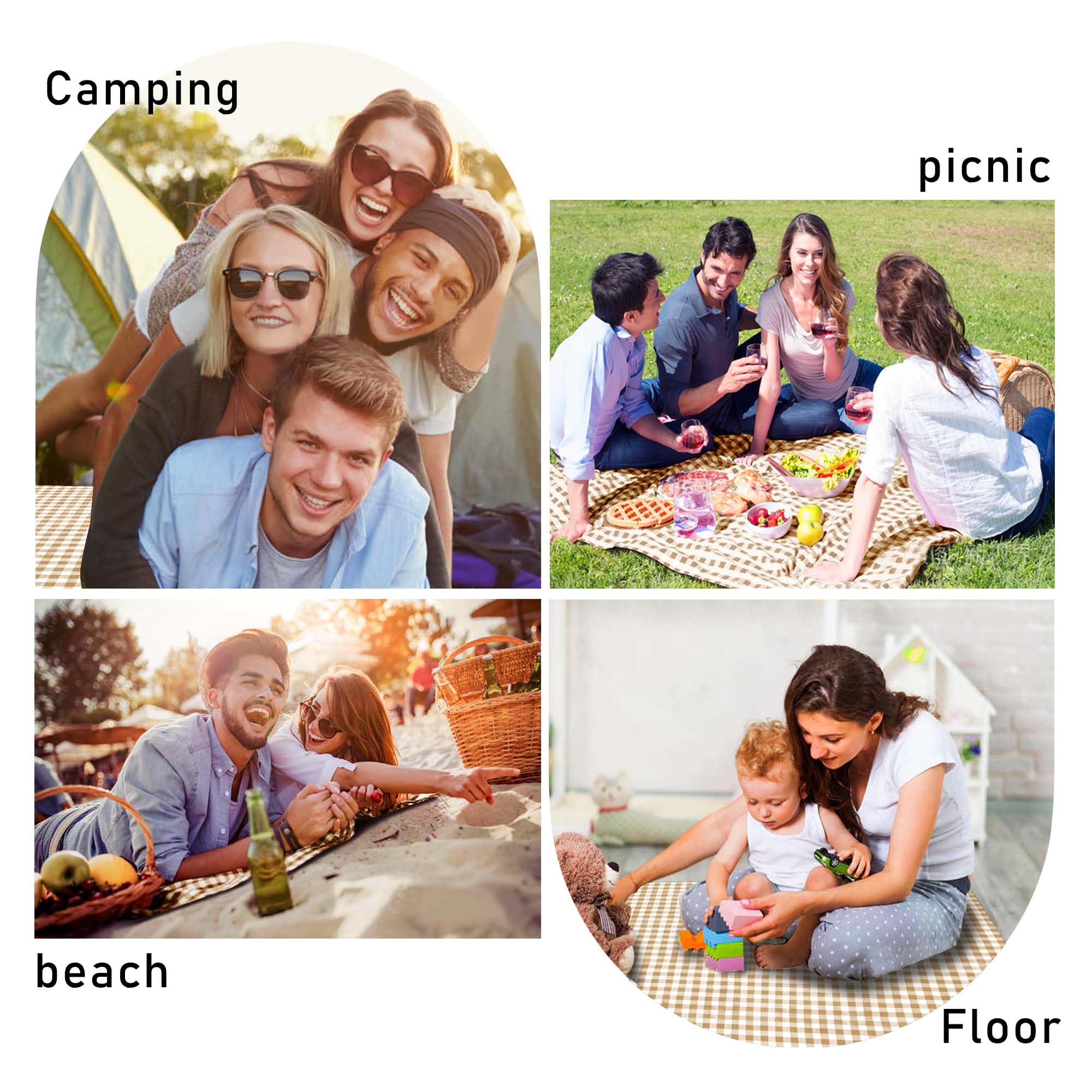 SAMSIER Picnic Blanket packaging with product details