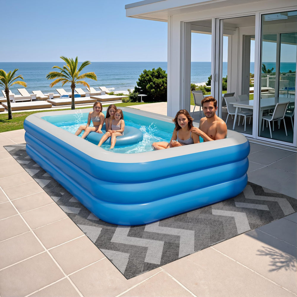 Sannwsg Inflatable Pool packed for transport