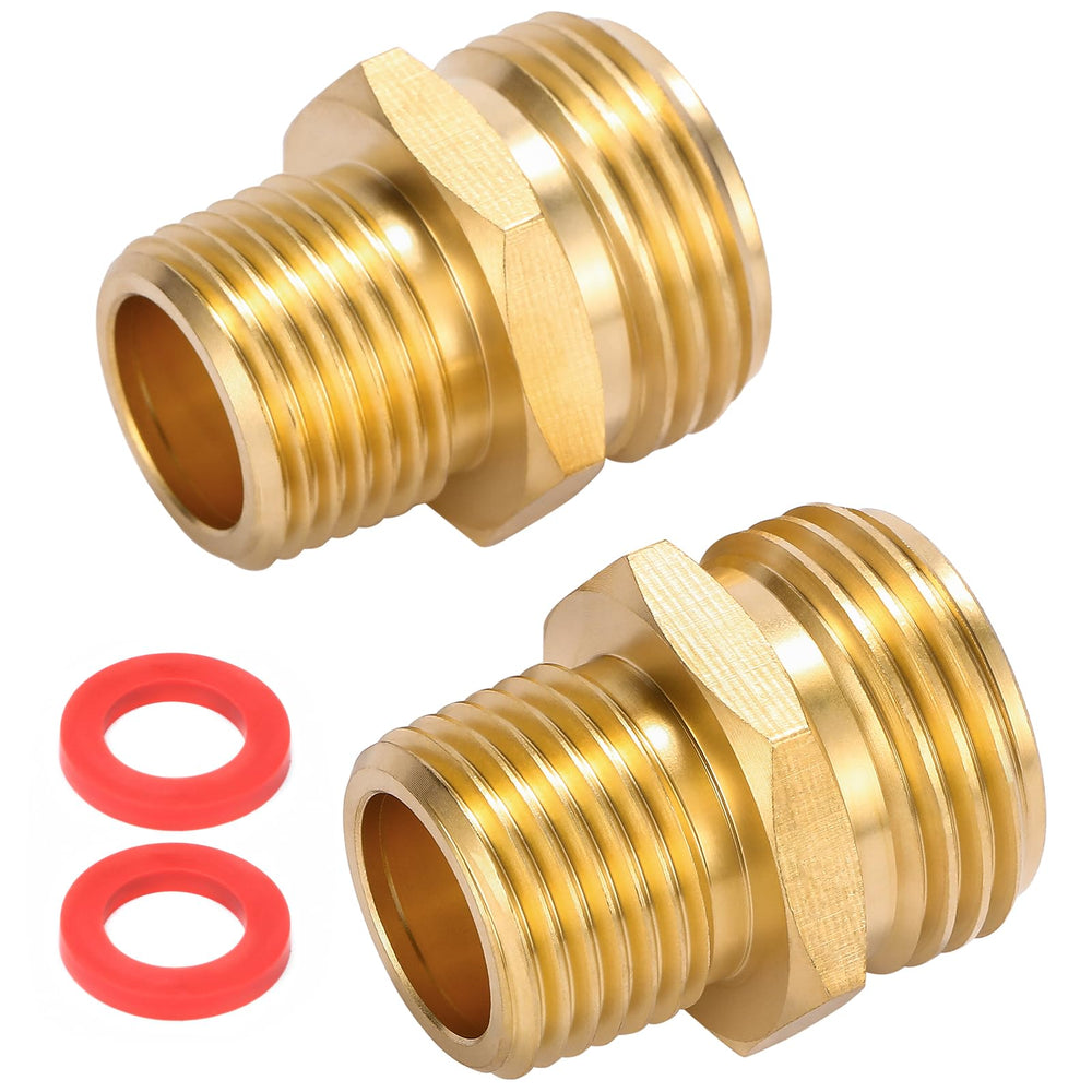 Sanpaint 3/4 inch GHT to 3/4 inch NPT Male Connector front view