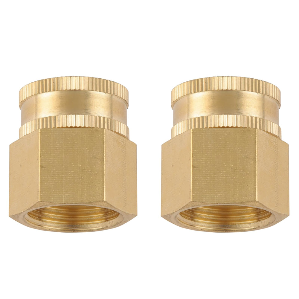 Sanpaint 3/4" NPT and GHT female hose connector side view