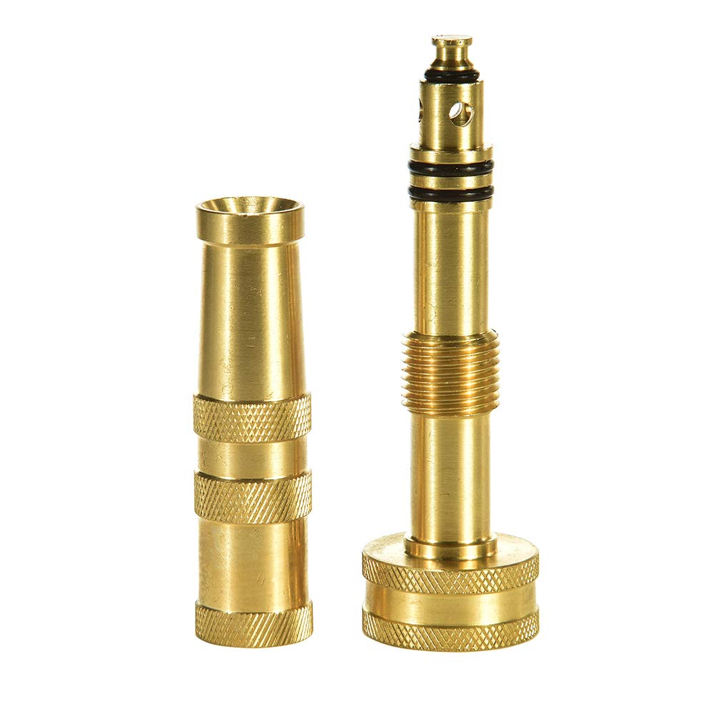 Sanpaint Brass Hose Nozzle showing O-ring seals for leak prevention