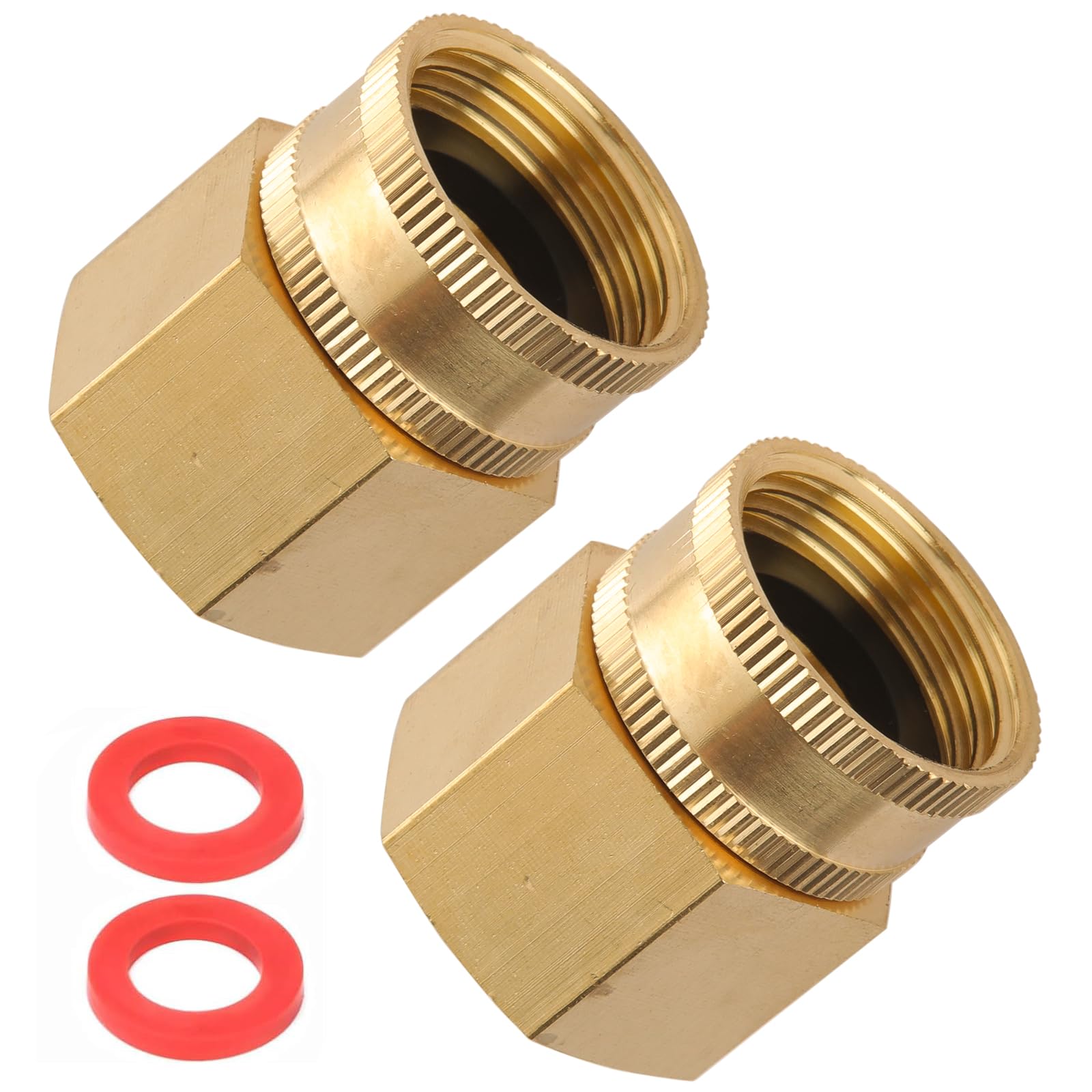Sanpaint Garden Hose Adapter 3/4" NPT Female to 3/4" GHT Female