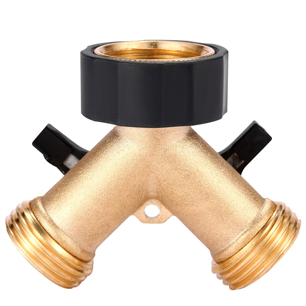 Sanpaint Garden Hose Splitter 2 Pack packaging