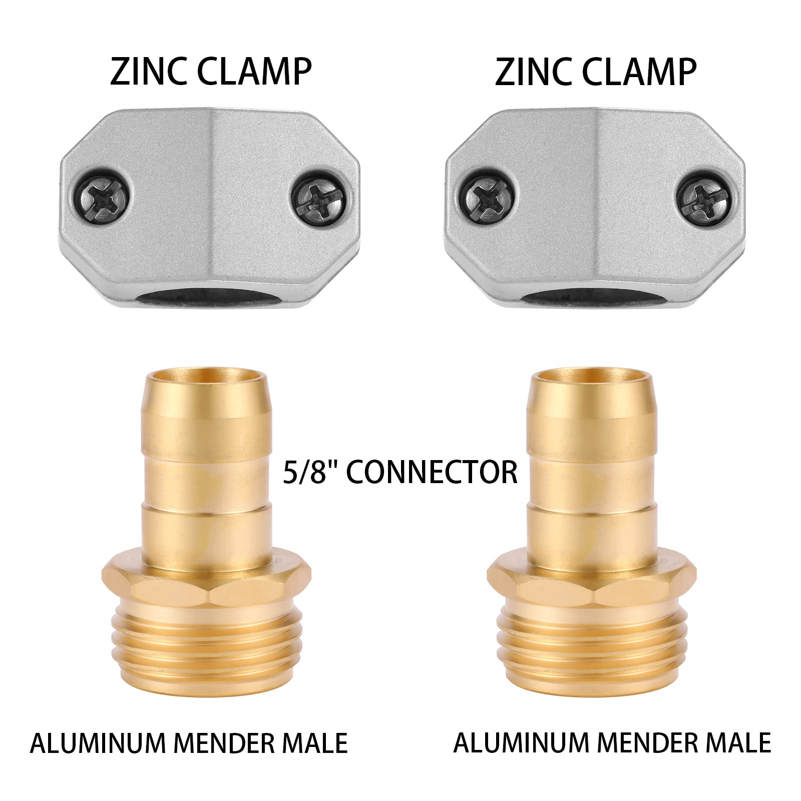 Sanpaint male coupling attached to garden hose