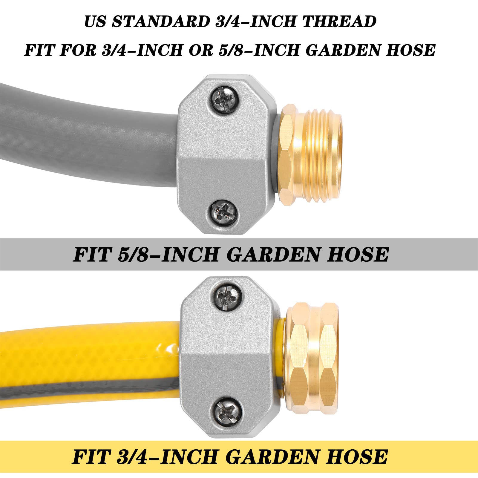 Sanpaint male hose connector with zinc alloy clamp