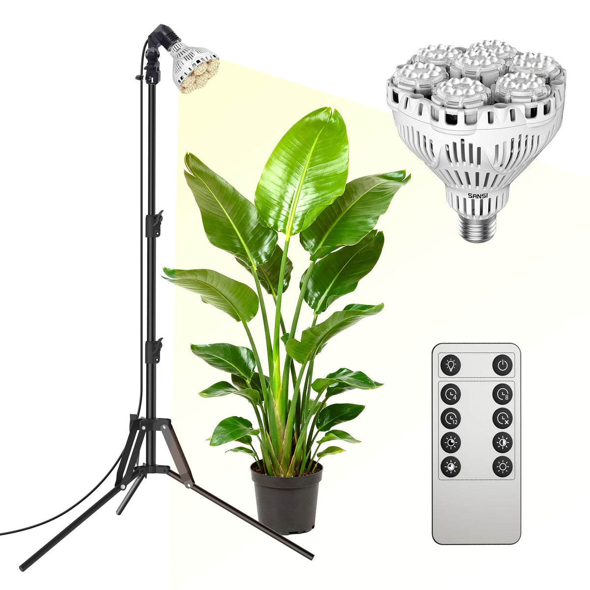 SANSI 40W full spectrum grow light front view
