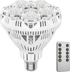 SANSI Dimmable Grow Light Bulb 30W front view