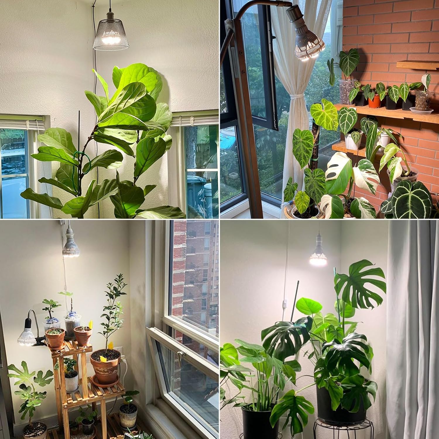 SANSI Dimmable Grow Light Bulb ceramic technology close-up