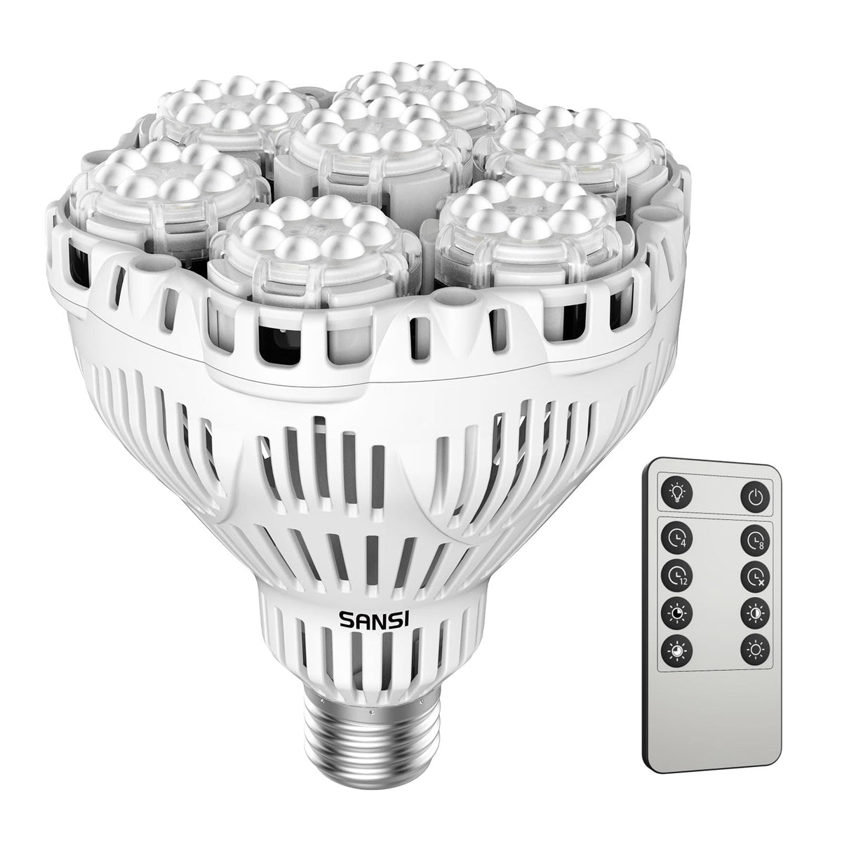 SANSI Dimmable Grow Light Bulb front view