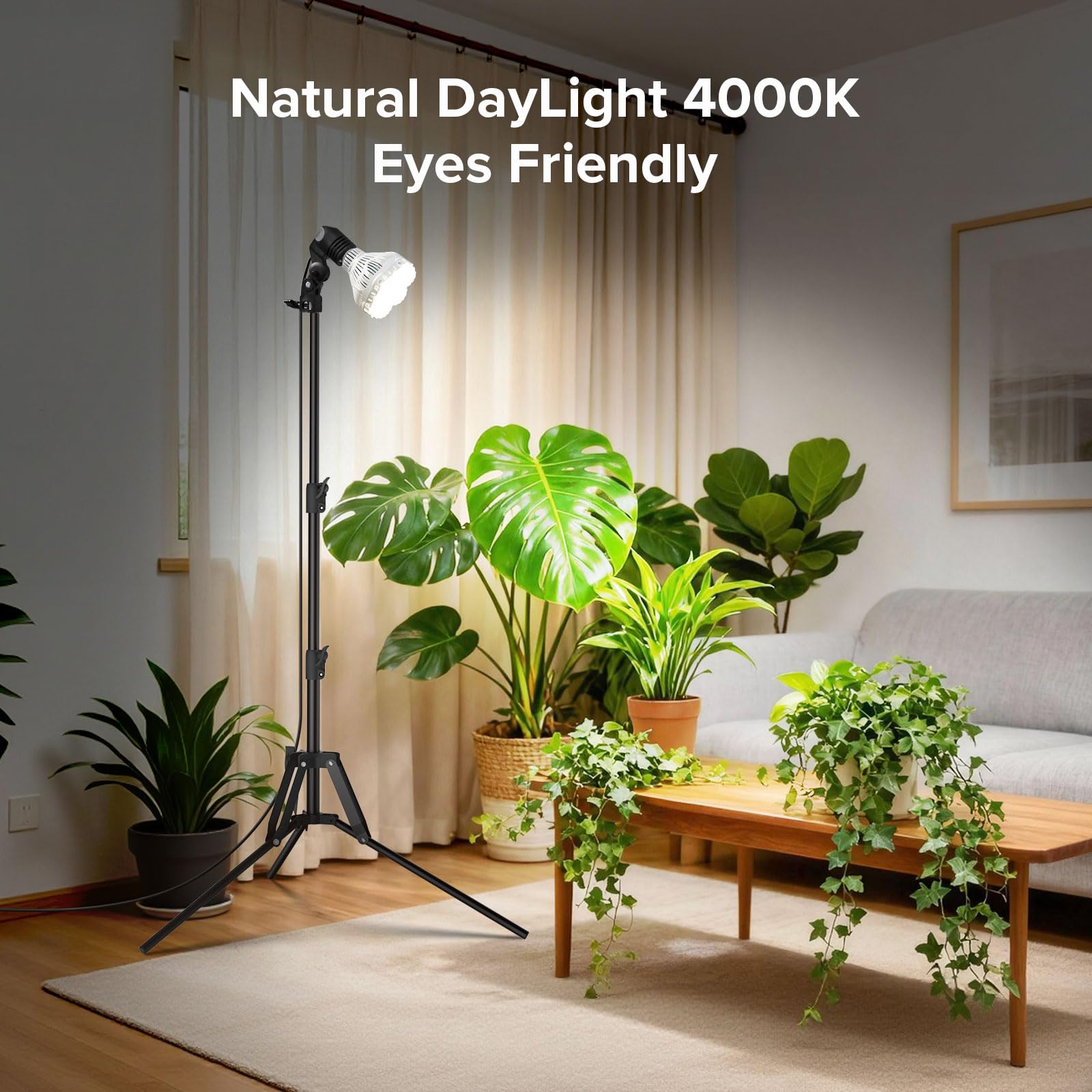 SANSI full spectrum grow light side view