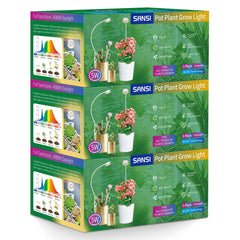 SANSI Grow Light 5W white model front view in color box