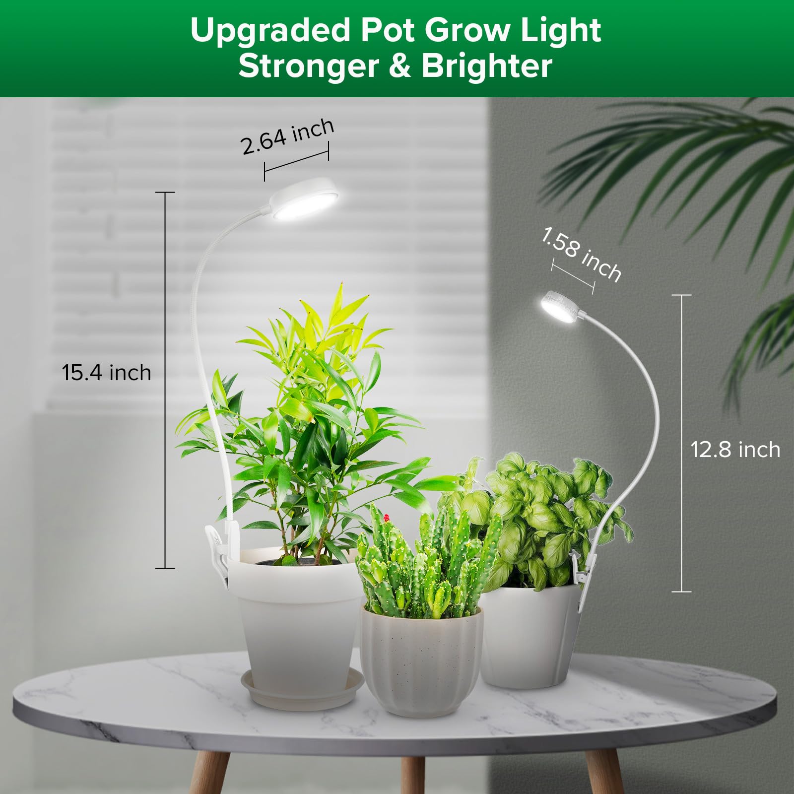 SANSI grow light displaying timer settings