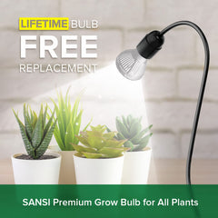 SANSI LED Grow Light 10W bulb with auto timer settings