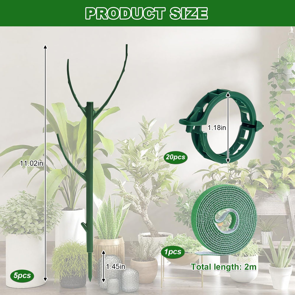sanzkjic plant support stakes stacked for height