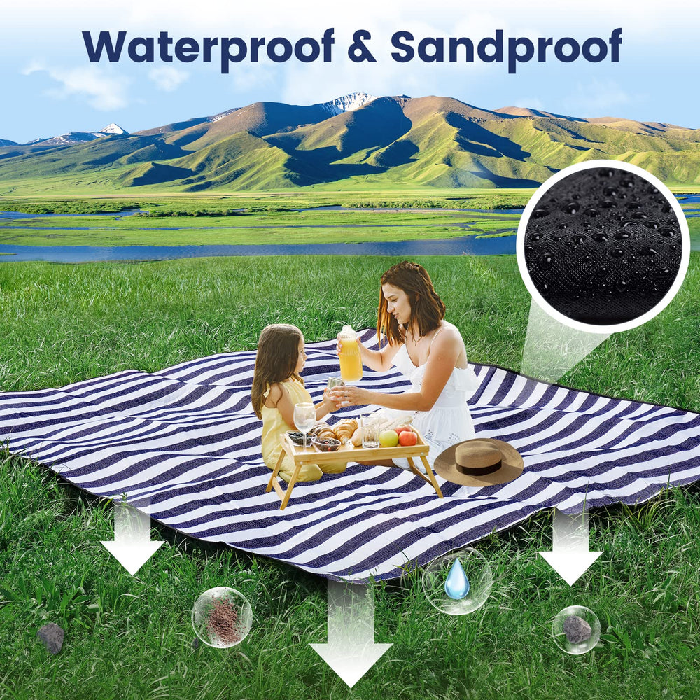 sapsisel Extra Large Picnic Blanket at the beach