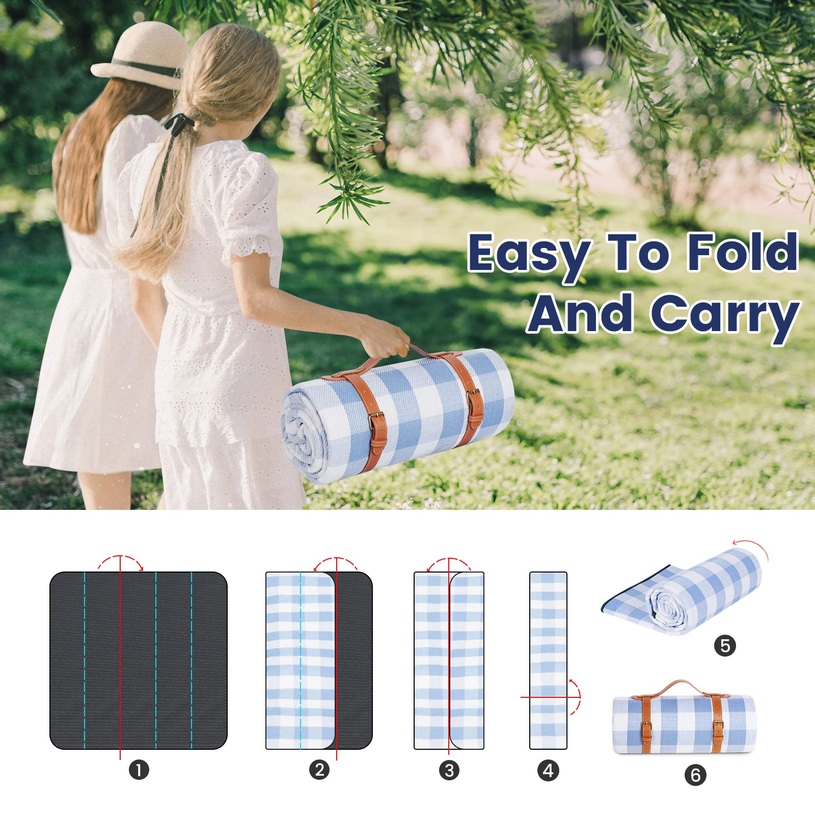 sapsisel picnic blanket being used for a family picnic