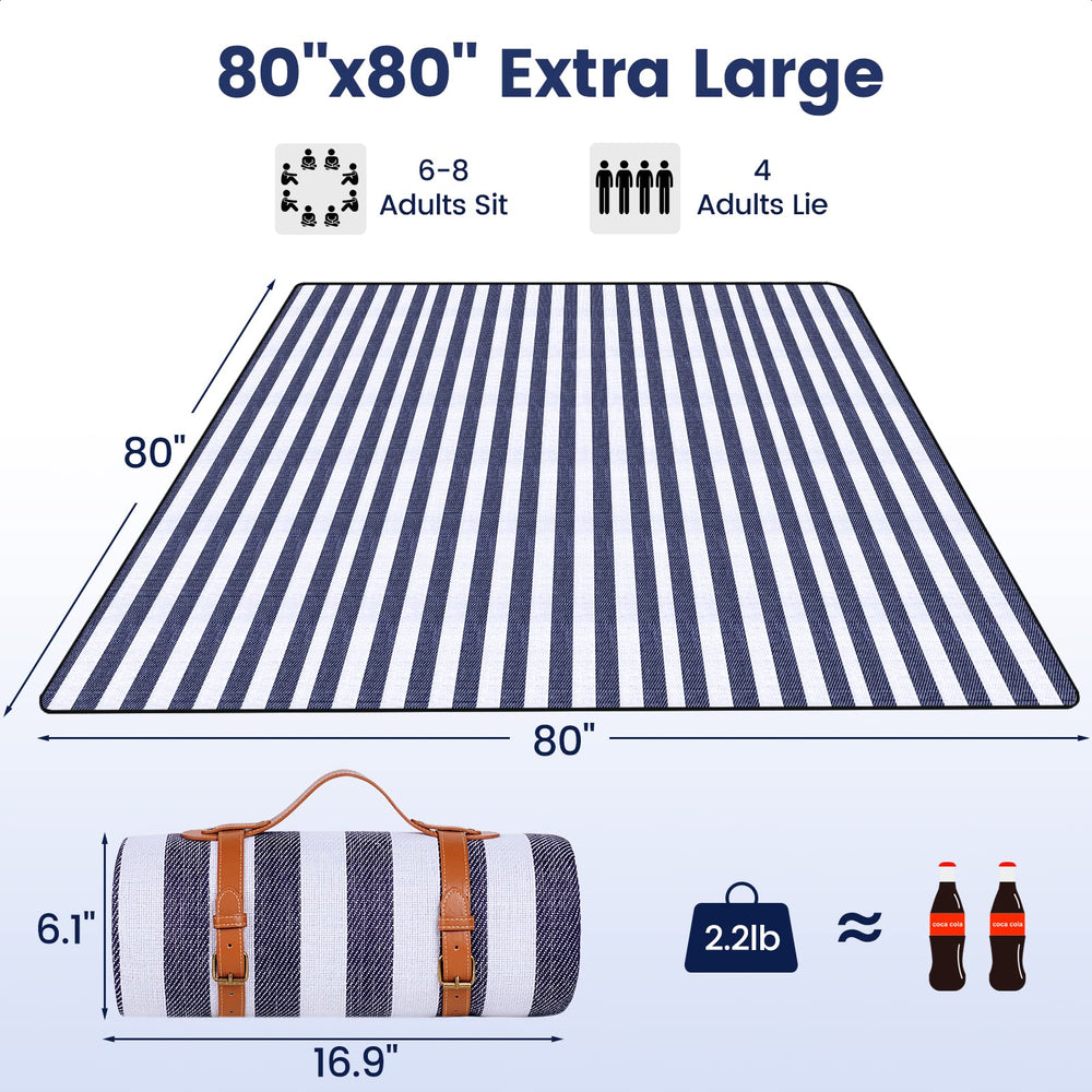 sapsisel picnic blanket rolled up with adjustable strap