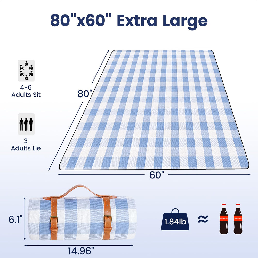 sapsisel picnic blanket rolled up with adjustable strap for easy carrying