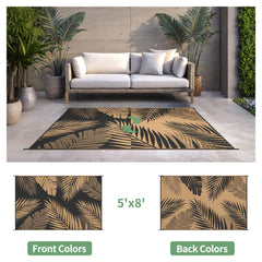 sarben Outdoor Rug folded in carry bag for easy transport