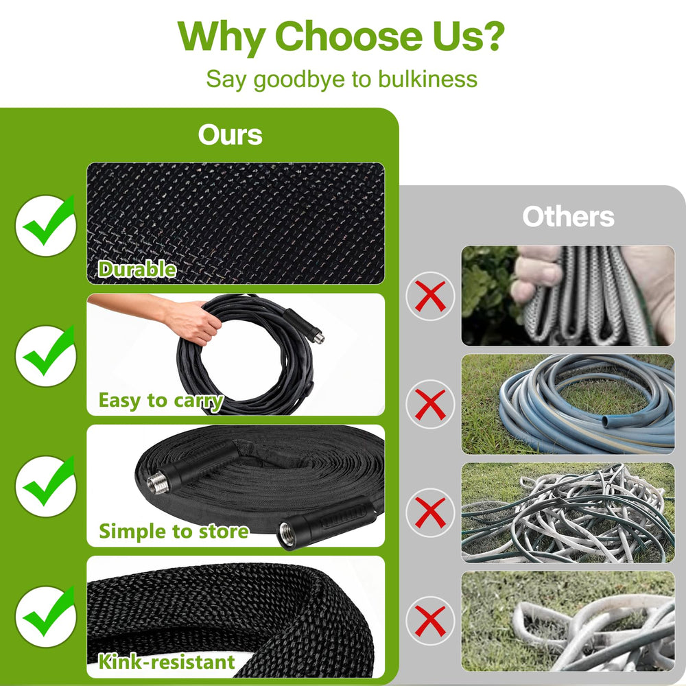 Sartis garden hose lightweight construction demonstration
