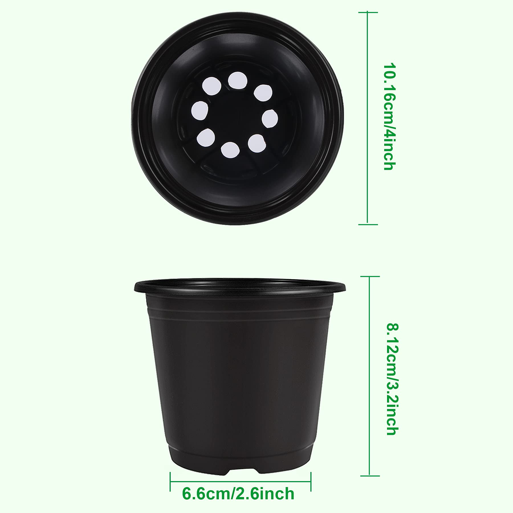 Saucer included with Augshy nursery pots