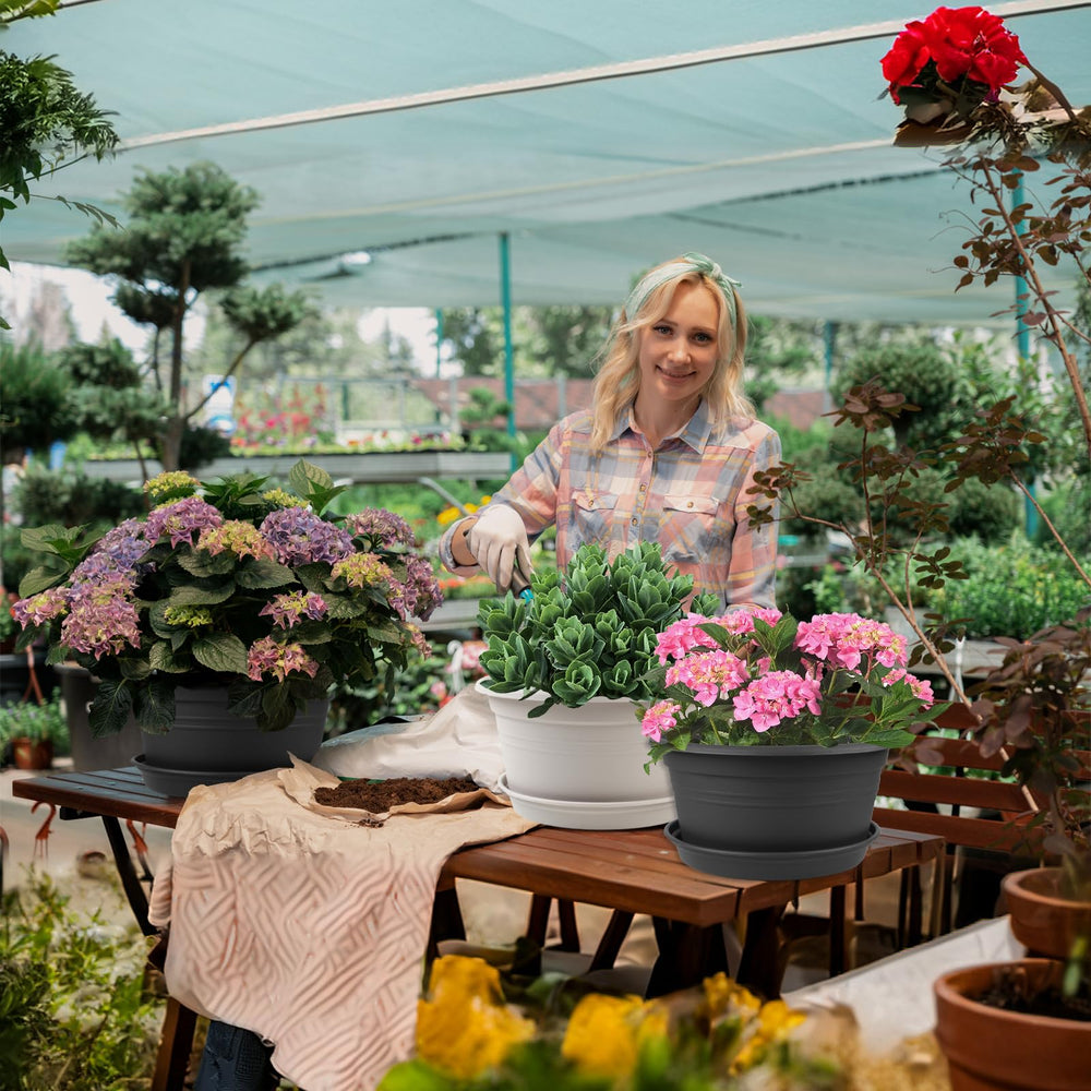 Saucer included with NNARRE plant pots