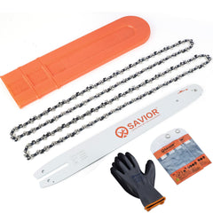Savior 16-inch chainsaw bar with protective oil surface