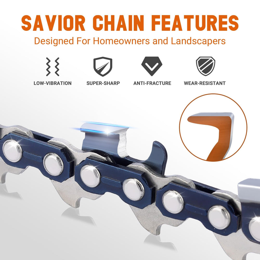 Savior 20-inch Chainsaw Bar with included gloves