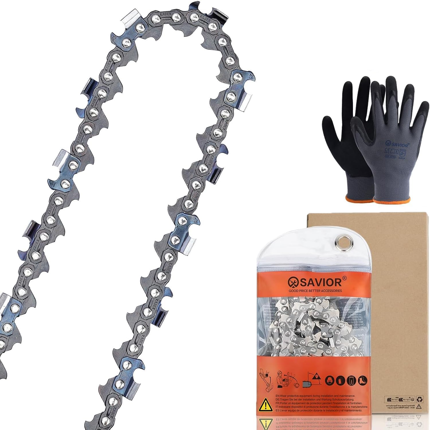 Savior 32 Inch Chainsaw Chain front view
