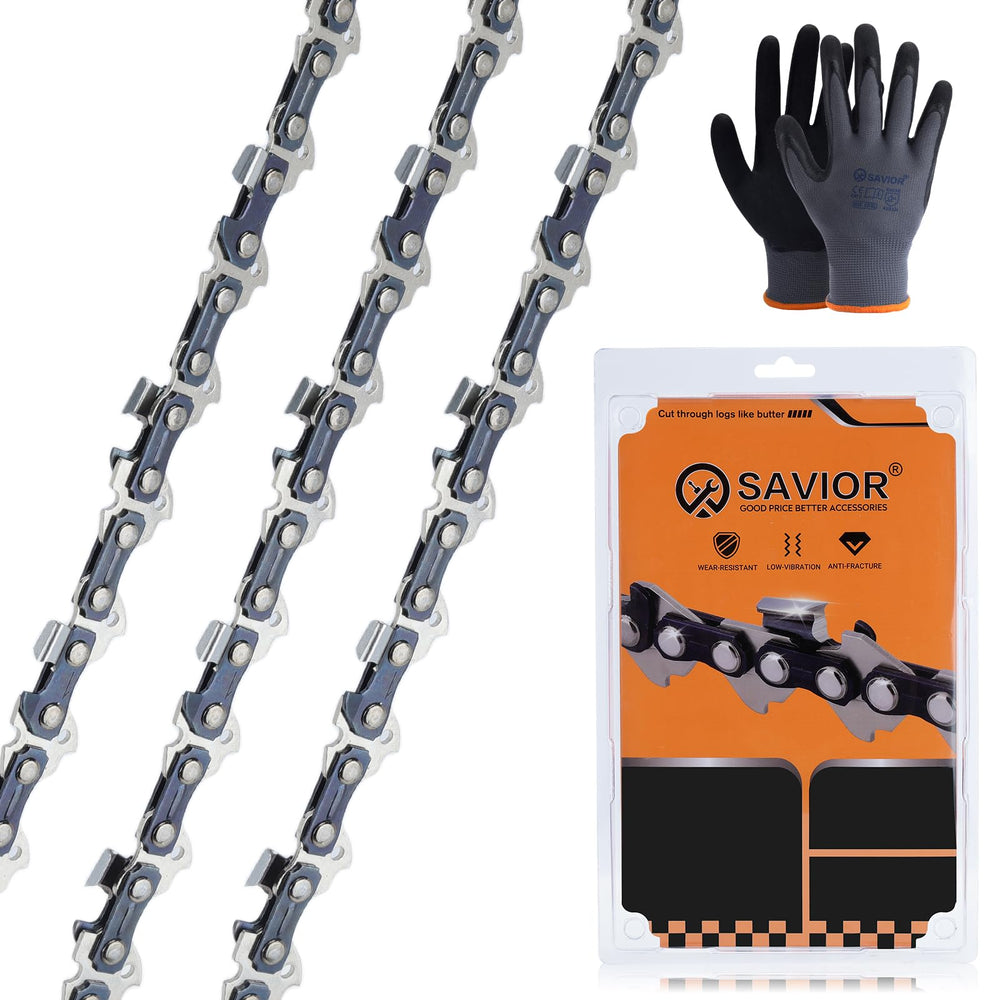 Savior 3PC replacement chains for 8-inch mini chainsaw