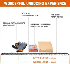 Savior chainsaw chain installation gloves included