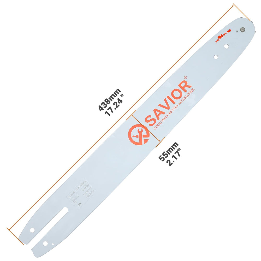 Savior Chainsaw Chain, semi-chisel design close-up