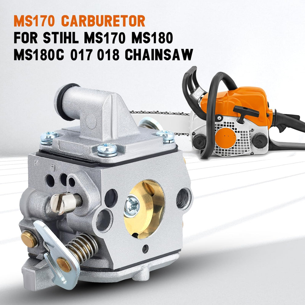 Savior MS170 Carburetor side view with fuel lines