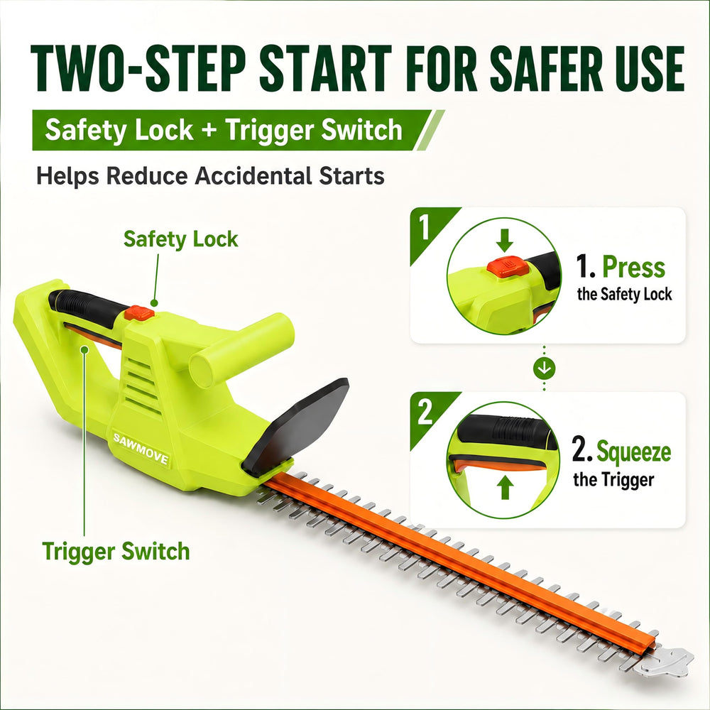 SAWMOVE hedge trimmer blade sheath for safe storage