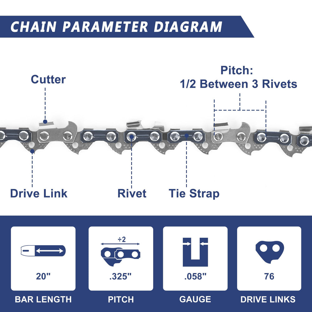 SawWorks Chainsaw Chain detail showing drive links