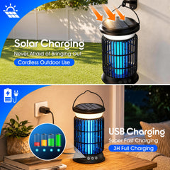 Sayneep Bug Zapper in outdoor garden setting