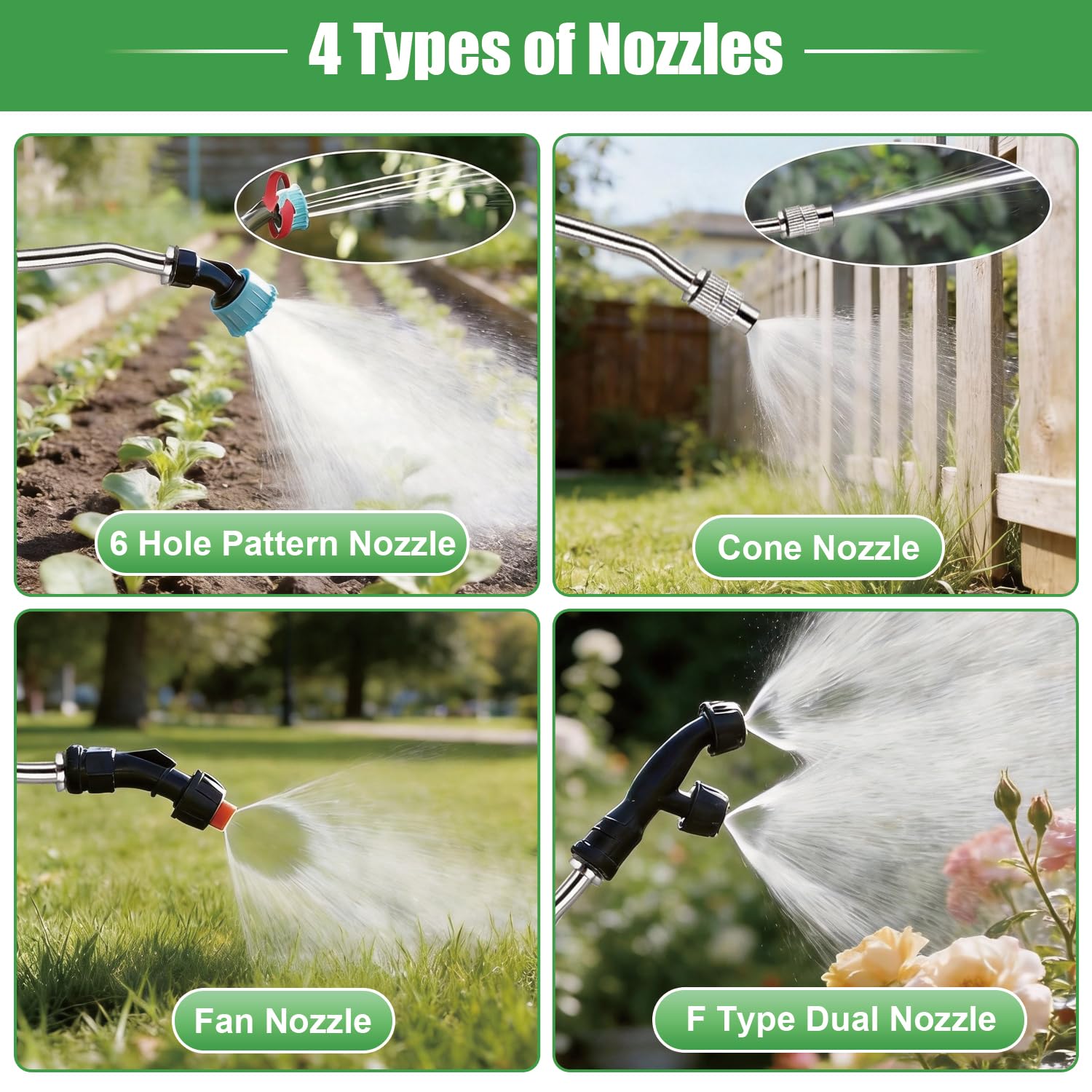 SBZYHYCJ 2 Gallon Electric Sprayer in garden setting