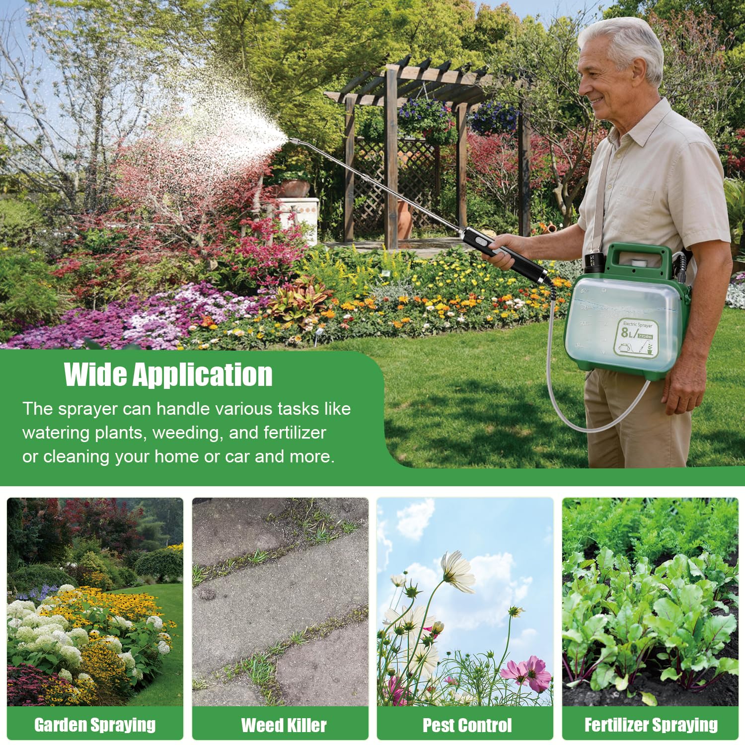 SBZYHYCJ Electric Sprayer with ergonomic handle