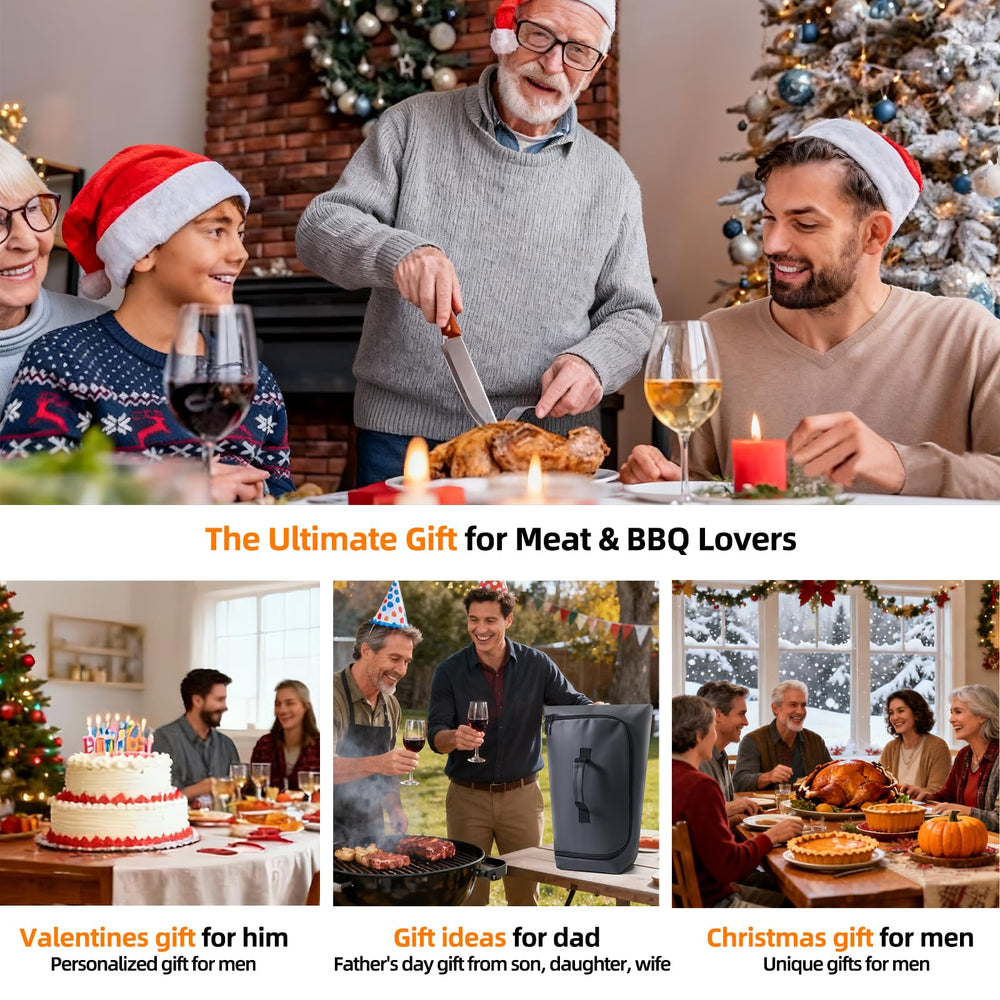 SCAUSY BBQ Blanket with measurement dimensions displayed