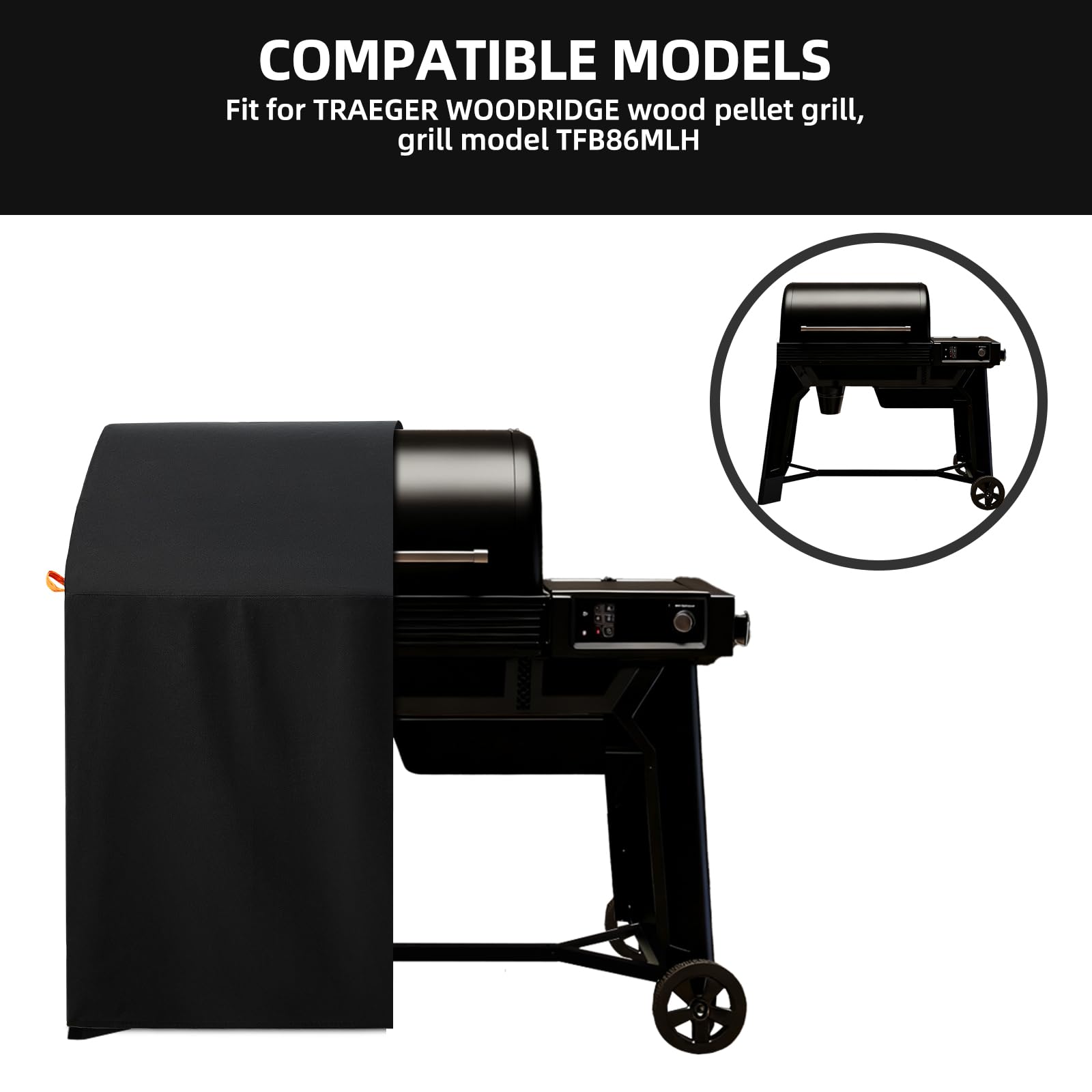 SCAUSY Pellet Grill Cover packaging