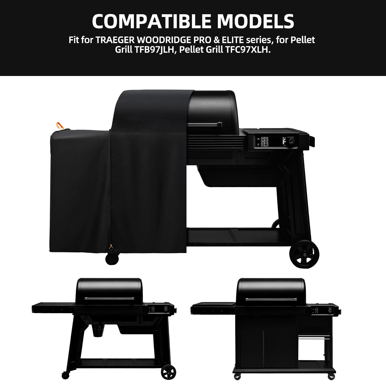 SCAUSY Pellet Grill Cover packaging display