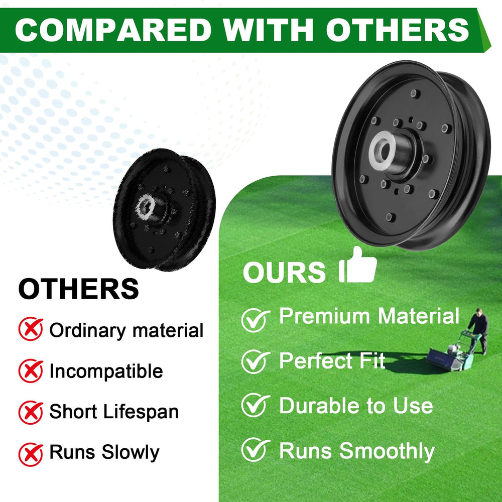 SCBHWJ Flat Idler Pulley 604231 back view