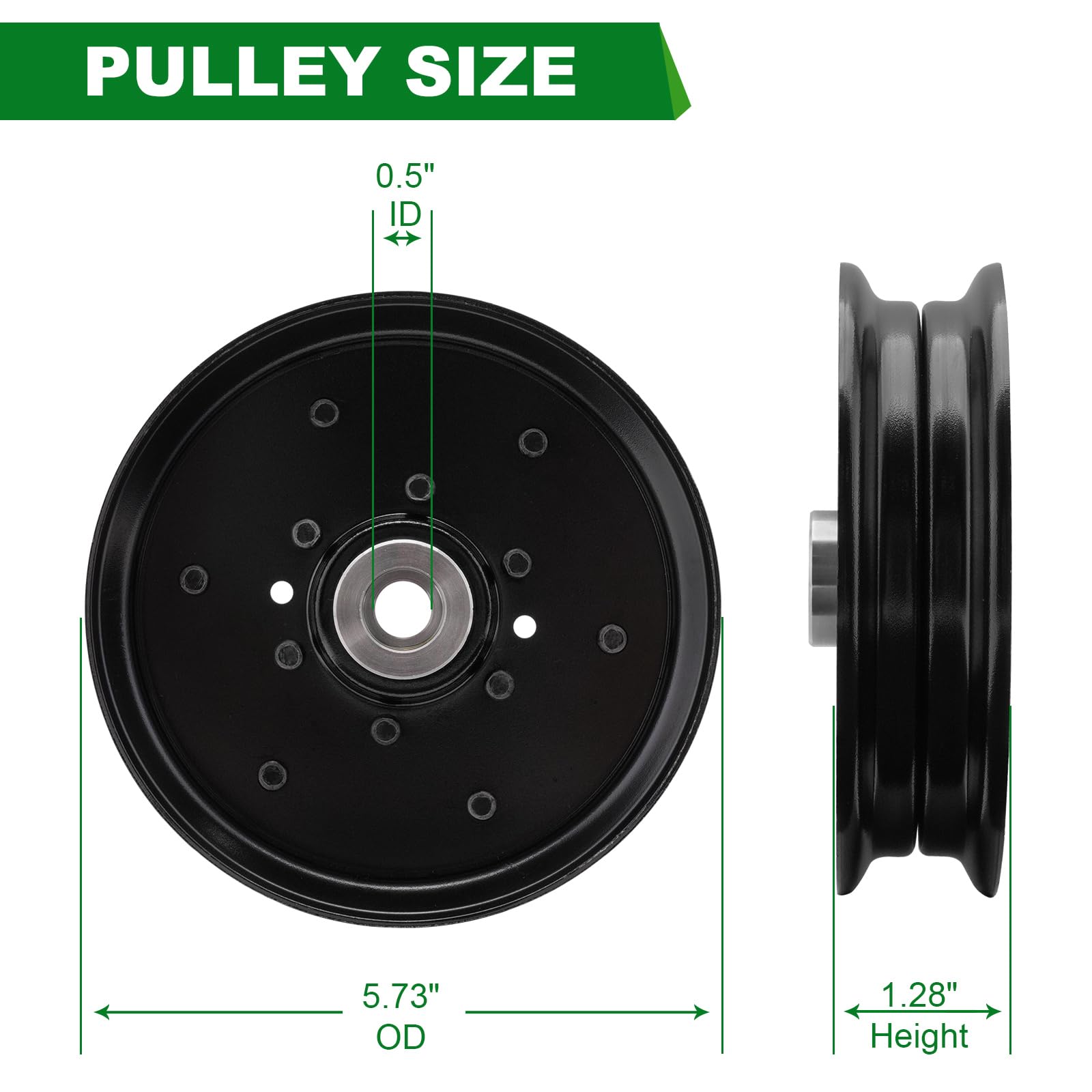 SCBHWJ Flat Idler Pulley 604231 package contents